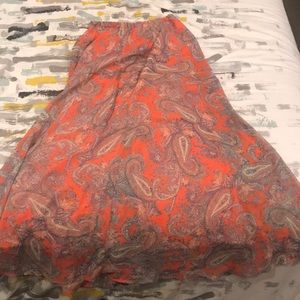 Maxi skirt -colorful